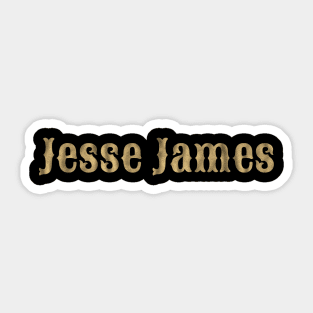 Jesse James Sticker